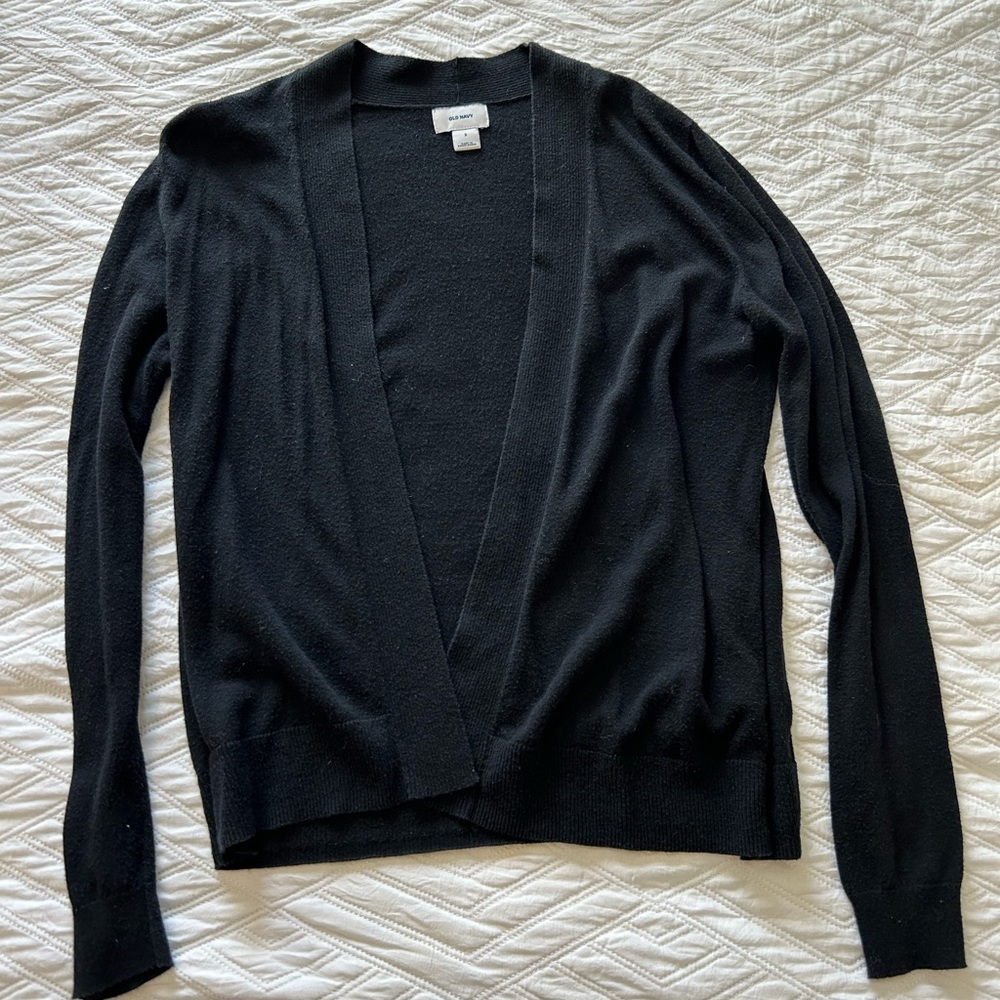 Women’s black old navy cardigan